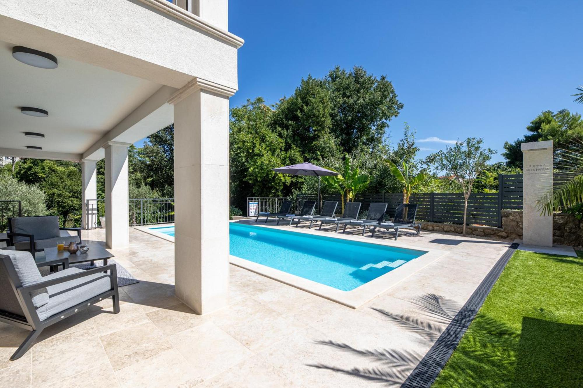 Villa Pafran With Heated Pool Krk Krk Town Exterior photo